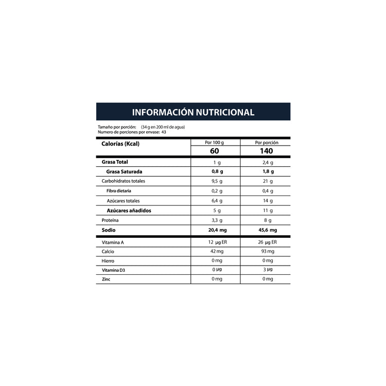 Cream & Coffee Shake | Malteada con Proteína | Colágeno | Calcio | Vitamina A