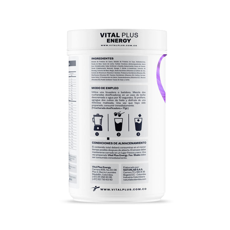 Fos-Shake Vital PLus Tarro Lado Isquierdo Sitio Web