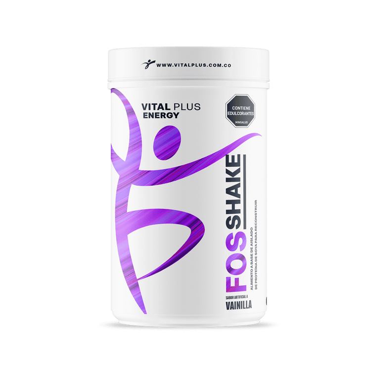 Fos shake | Malteada con Proteína | Fósforo | Vitamina A, C, E, B1, B2, B3, B6, B12 + | Calcio | Hierro