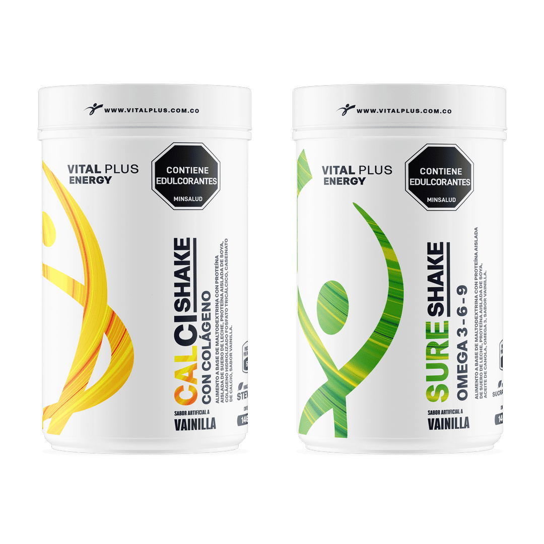 Kit Calci Shake Con Colágeno + Sure Shake