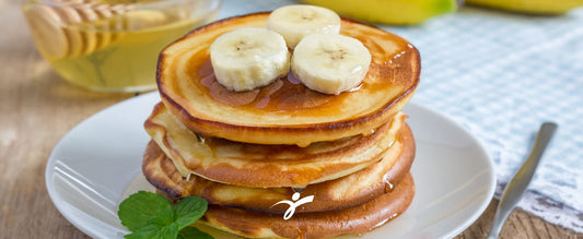 Mini Pancakes Proteicos de Banano