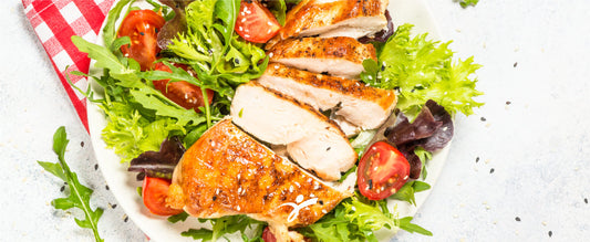 Pollo a la Parrilla con Salsa de Proteína