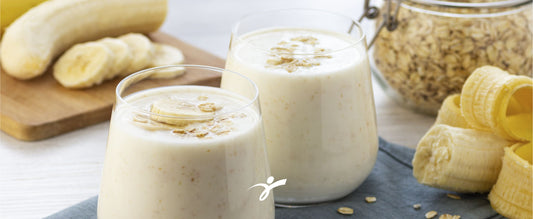 Deliciosa malteada de banano y proteína