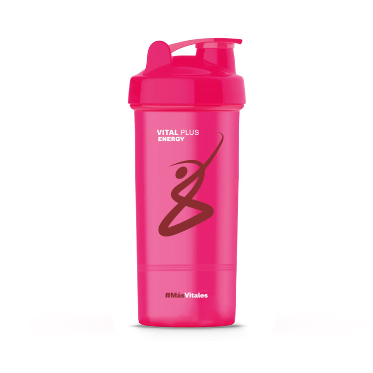 Shaker Vital Plus | Termo mezclador para tus batidos y suplementos | Tu batido listo en segundos | Diseño Colágeno y Resveratrol