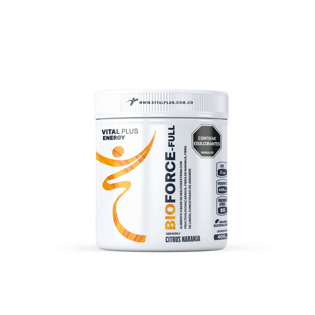 Vitamina C con jengibre y Fibra