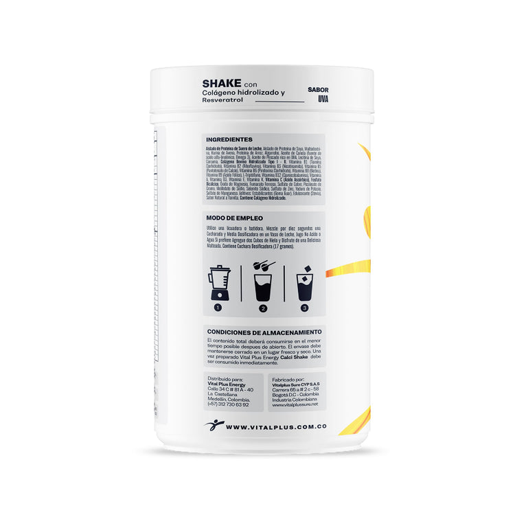 Calci Shake | Malteada con Proteína | Colágeno | Calcio | Magnesio