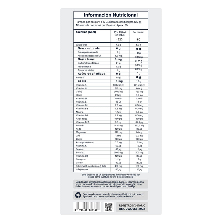 Calci Shake | Malteada con Proteína | Colágeno | Calcio | Magnesio