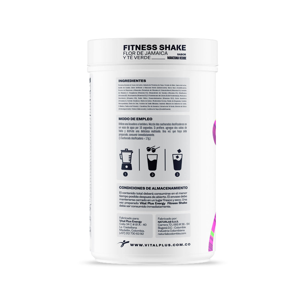 Fitness Shake | Malteada con Protena | L-Carnitina | T verde | Calci Vital Plus Energy Fitness Shake | Malteada con Protena | L-Carnitina | T verde | Calci Vital Plus Energy