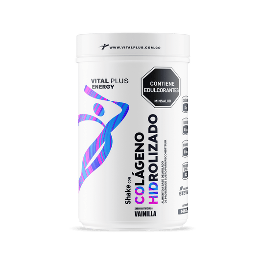 Colágeno Hidrolizado | Malteada con Proteína | Biotina | Vitamina C y E