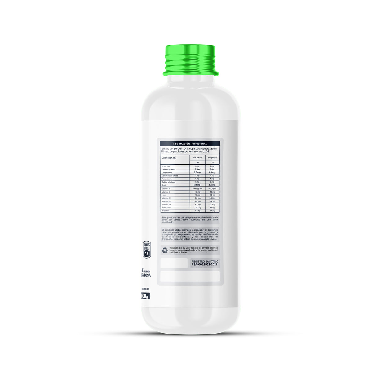 Clorifgreen | Con Alcachofa, Hierbabuena, Té Verde, Hierro y Vitamina C