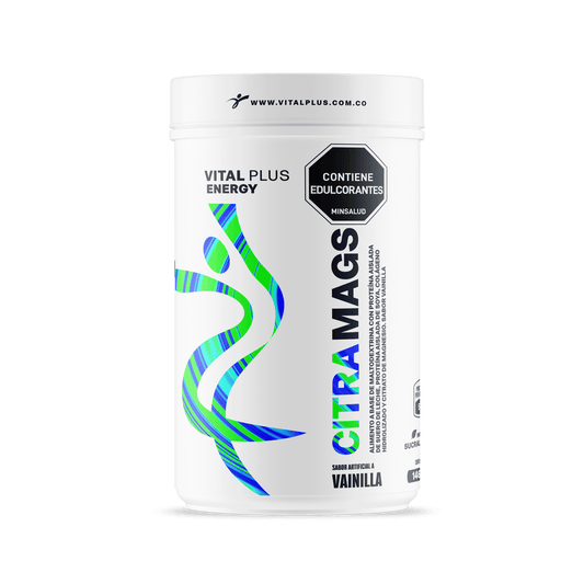 Citra Mags | Malteada con Proteína Aislado de Suero Leche | Proteína Aislada de Soya | Magnesio | Colágeno