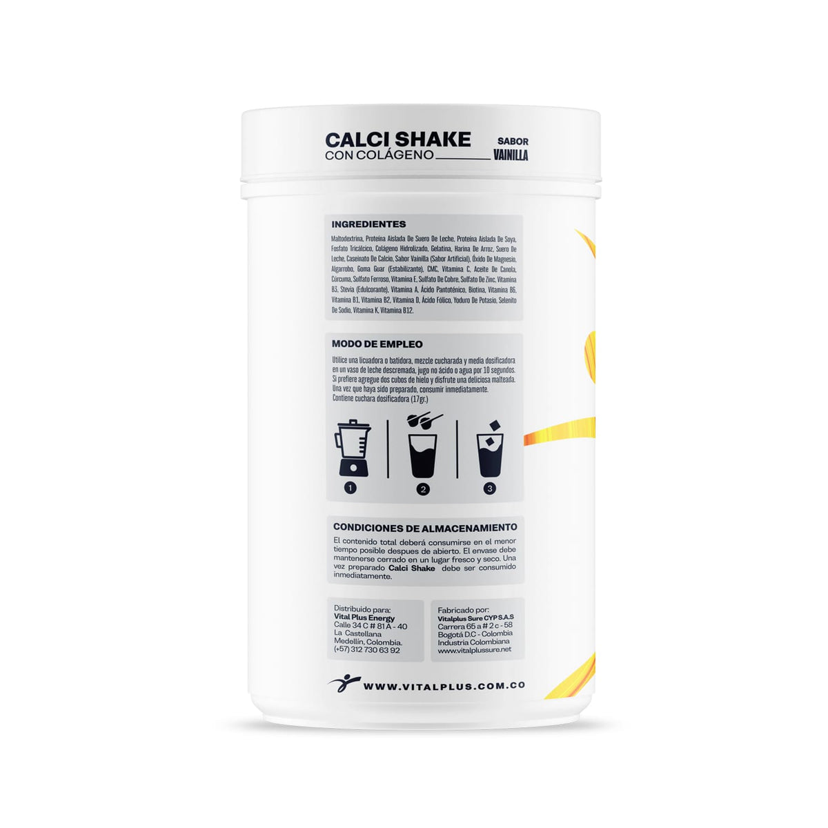 Calci Shake | Malteada con Proteína | Colágeno | Calcio | Magnesio