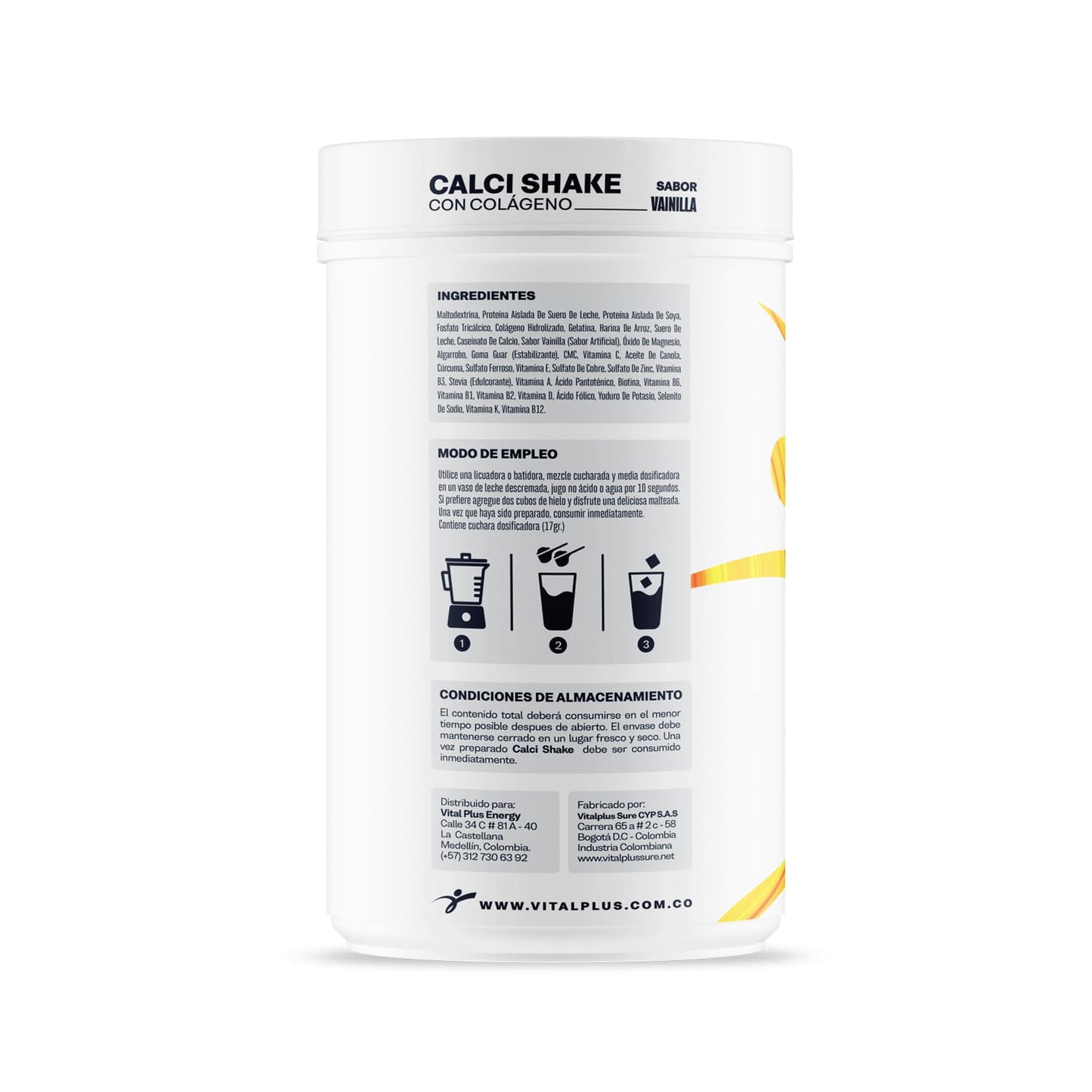 Calci Shake | Malteada con Proteína | Colágeno | Calcio | Magnesio