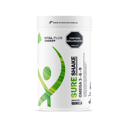 Sure Shake | Malteada con Proteína | Omega 3, 6, 9 | Zinc | Calcio | Hierro