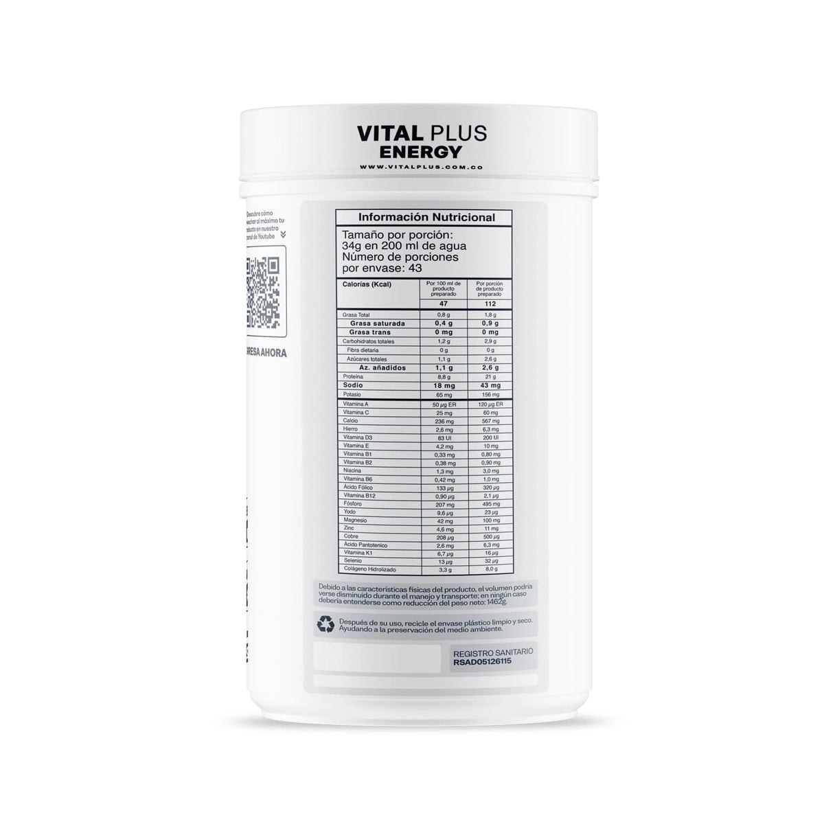 Cream & Coffee Shake | Malteada con Proteína | Colágeno | Calcio | Vitamina A