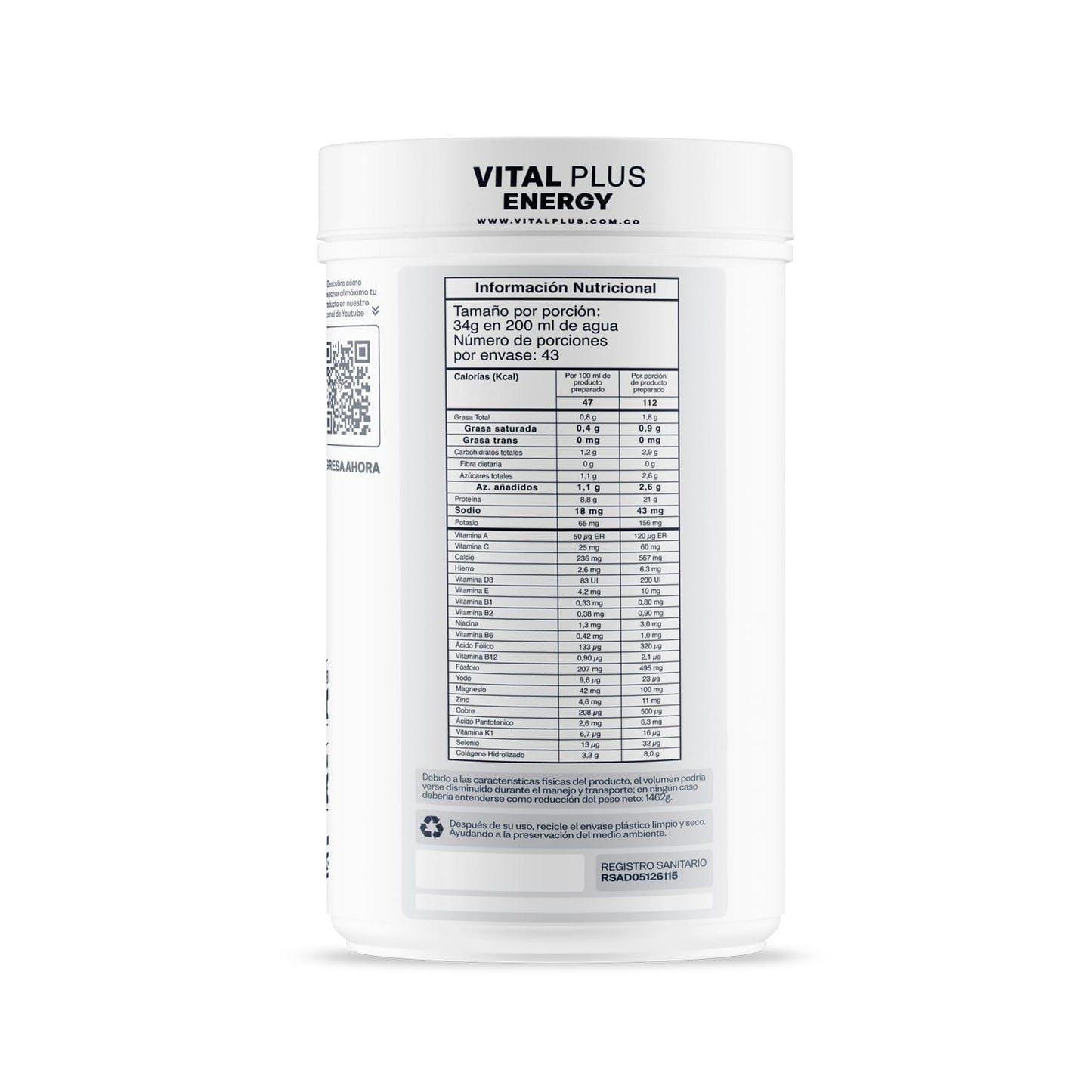 Cream & Coffee Shake | Malteada con Proteína | Colágeno | Calcio | Vitamina A