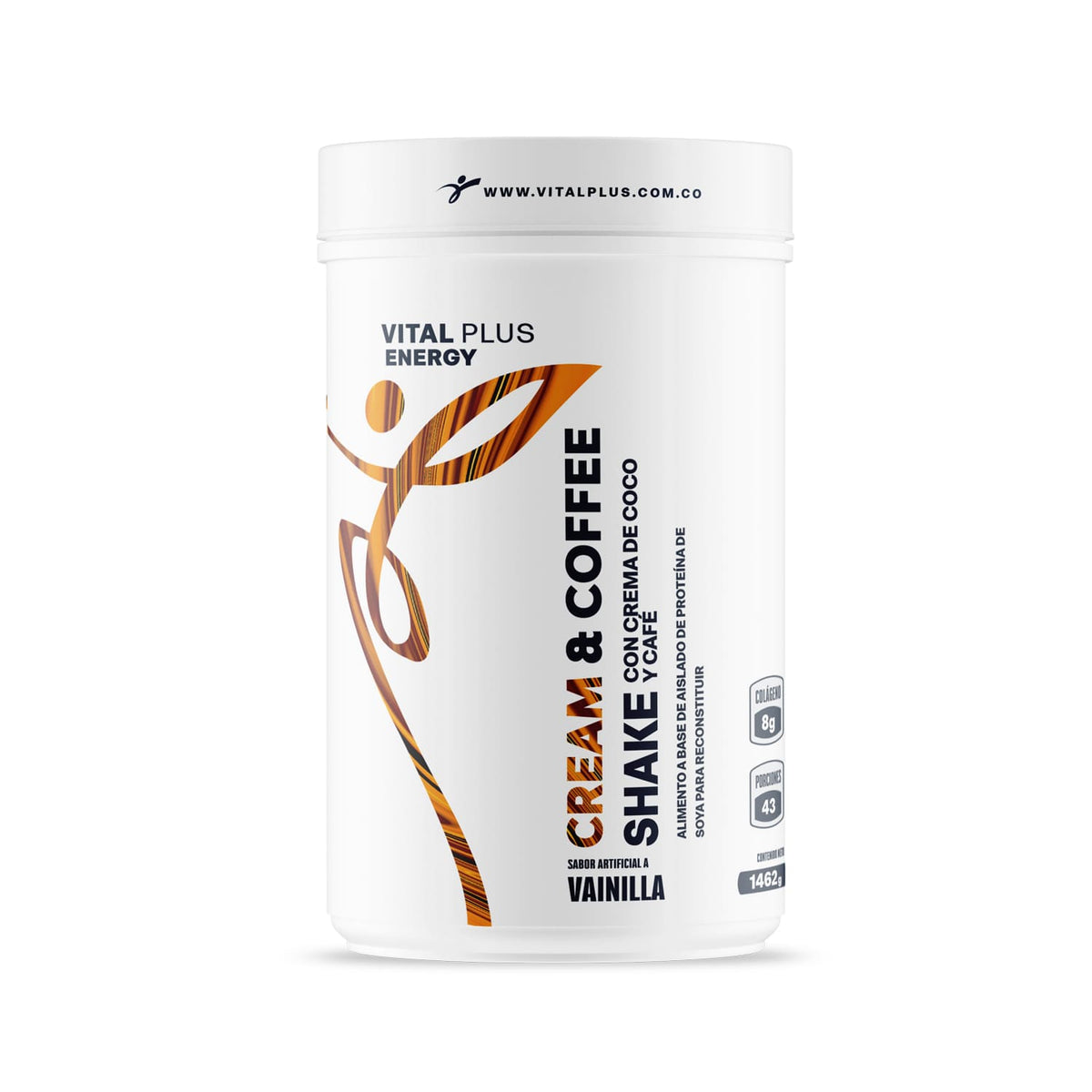 Cream & Coffee Shake | Malteada con Proteína | Colágeno | Calcio | Vitamina A