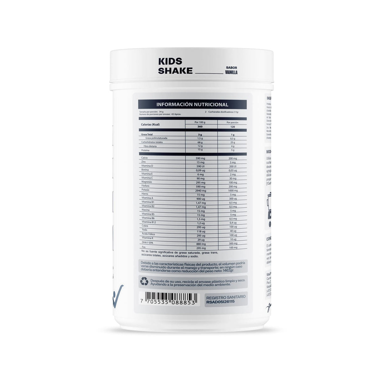 Kids-Shake Vital PLus Tarro Parte Trasera Sitio Web  