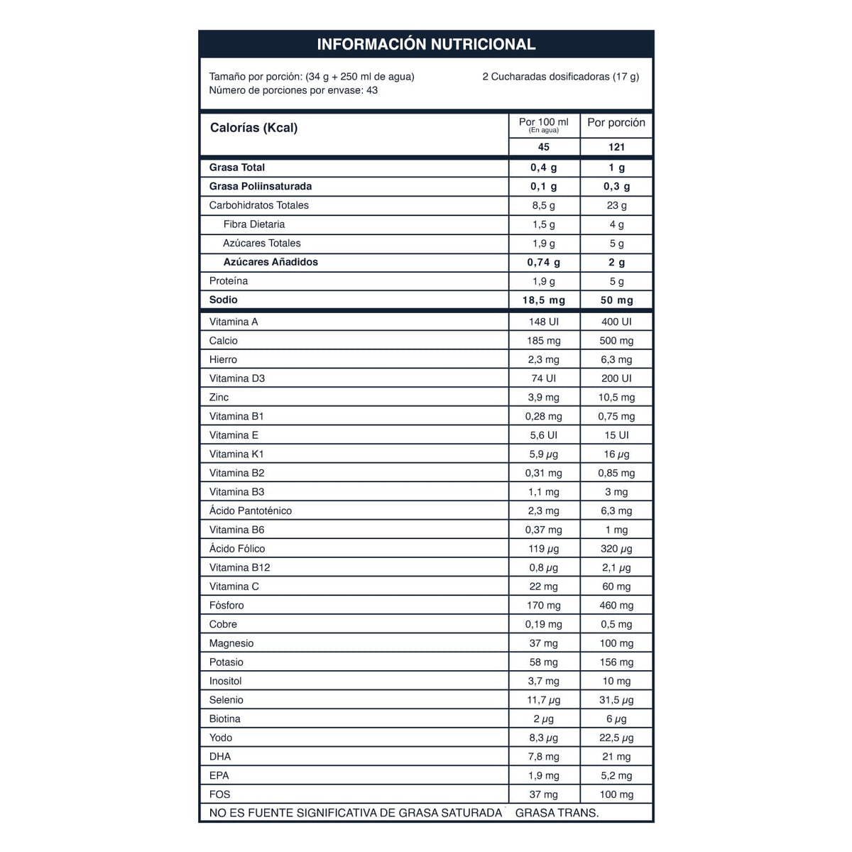Kids Shake  | Malteada con Proteína | DHA y EPA | Zinc | Vitamina A | Fósforo