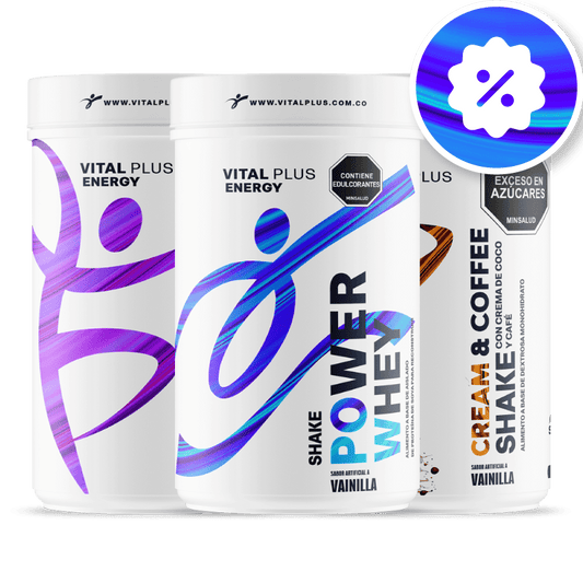 Promoción Energía Total | Power Whey | Cream & Coffee Shake | Fos Shake