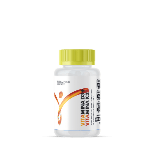 Vitamina D3 + K2 en Cápsulas Vital Plus Energy