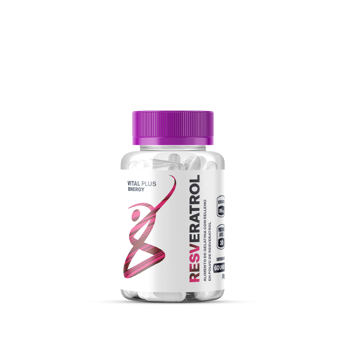 Resveratrol en Cápsulas Vital Plus Energy
