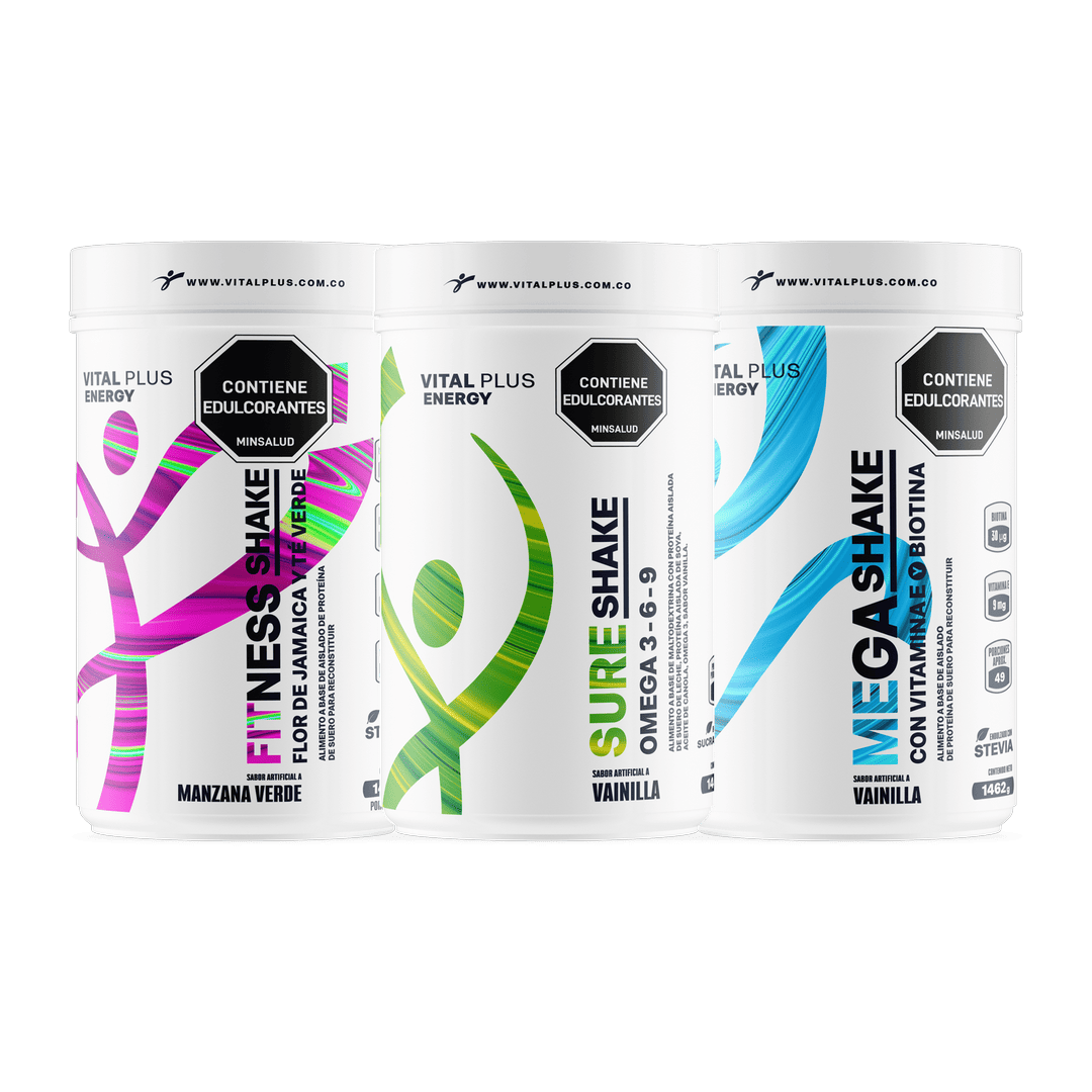 Kit Fitness Shake + Mega Shake + Sure Shake