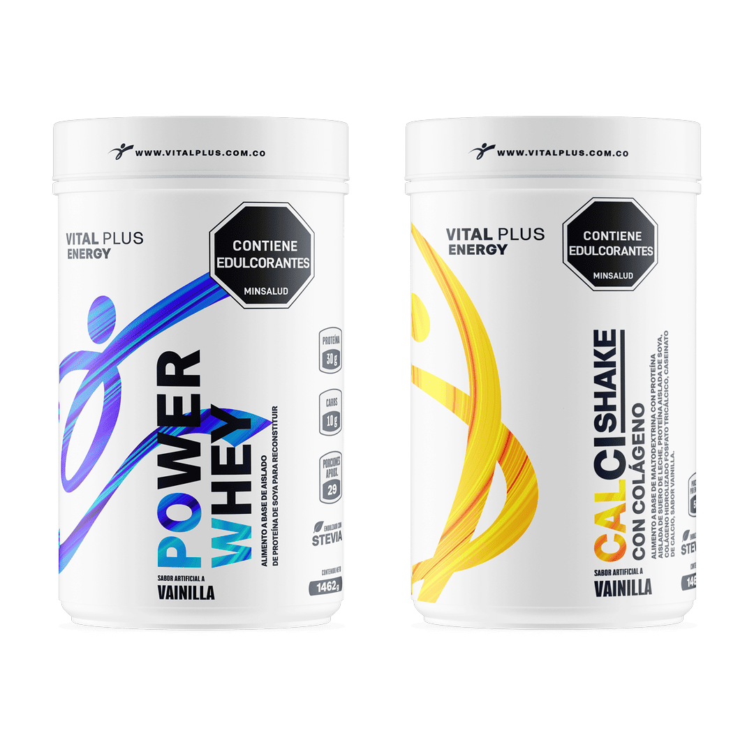 Kit Calci Shake Con Colágeno + Power Whey