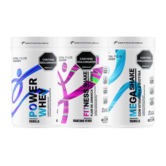 Kit Power Whey + Fitness Shake + Mega Shake