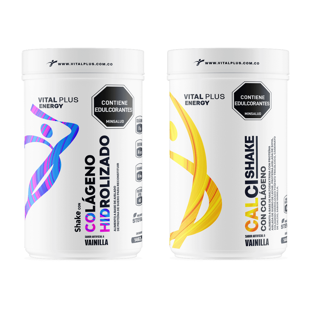 Kit Calci Shake Con Colágeno + Shake Con Colágeno Hidrolizado