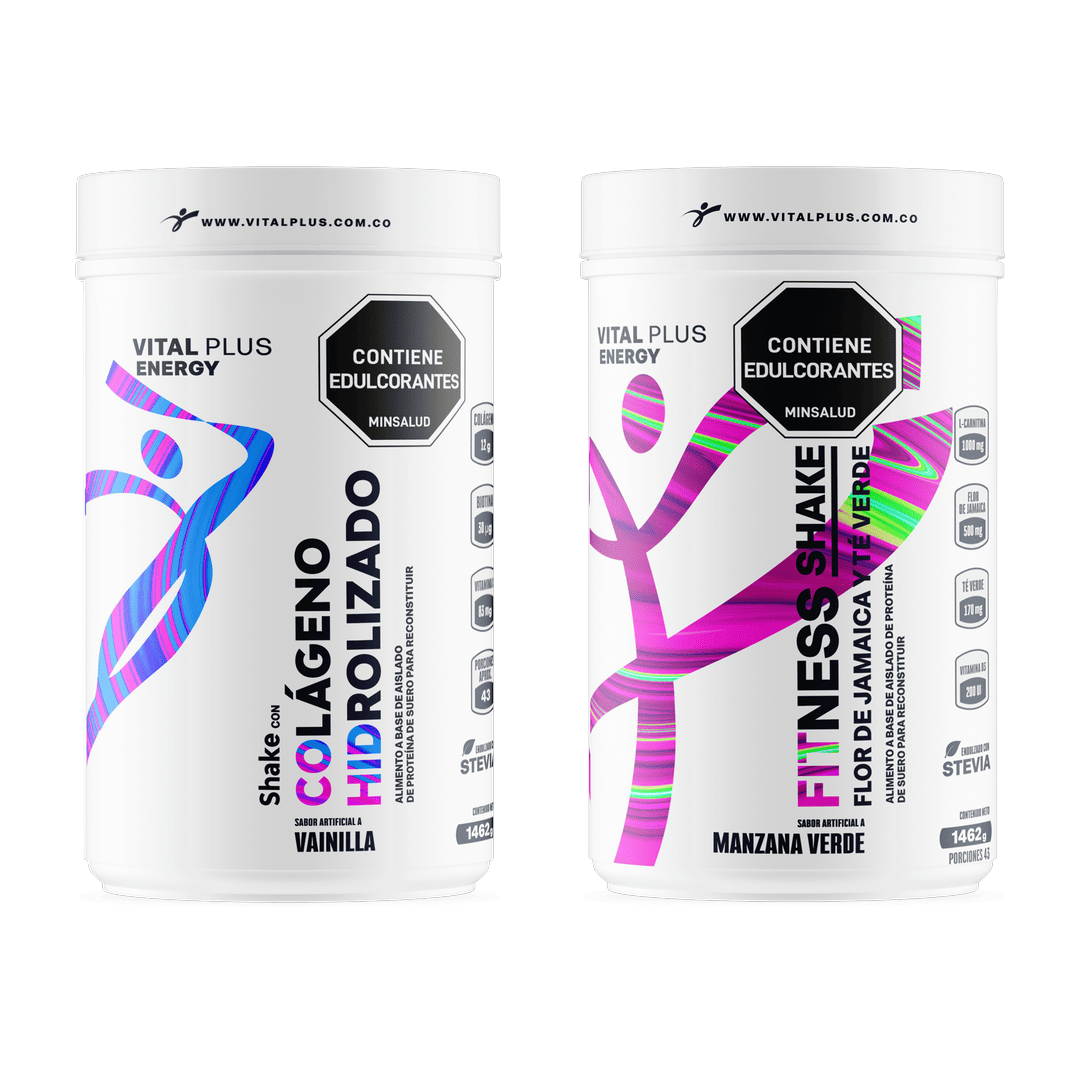 Kit Fitness Shake + Shake Con Colágeno Hidrolizado