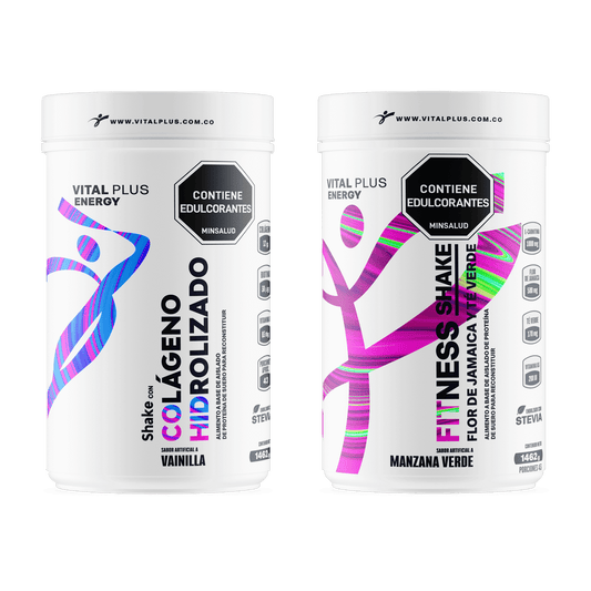 Kit Fitness Shake + Shake Con Colágeno Hidrolizado
