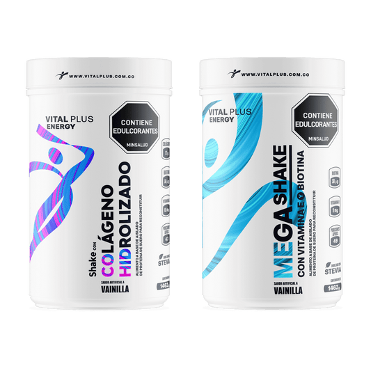 Kit Mega Shake + Shake Con Colágeno Hidrolizado